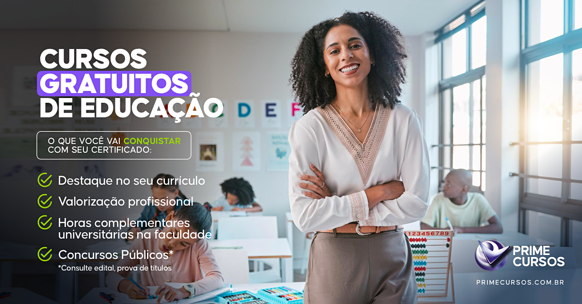 Cursos Gratuitos de Educa&ccedil;&atilde;o