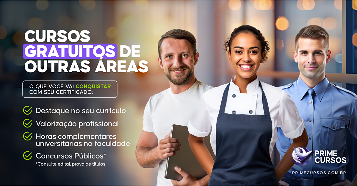 Cursos Gratuitos com Op&ccedil;&atilde;o de Certificado