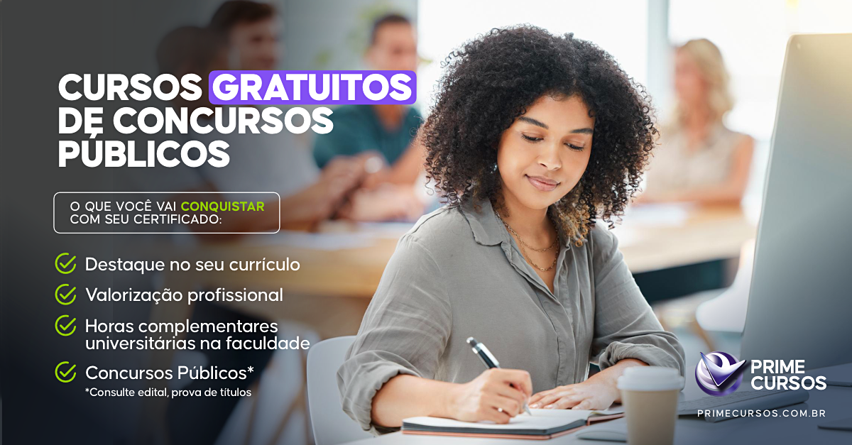 Cursos Gratuitos para Concurso P&uacute;blico