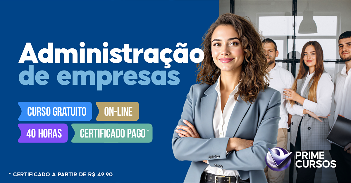 Curso gr&aacute;tis de administra&ccedil;&atilde;o de empresas