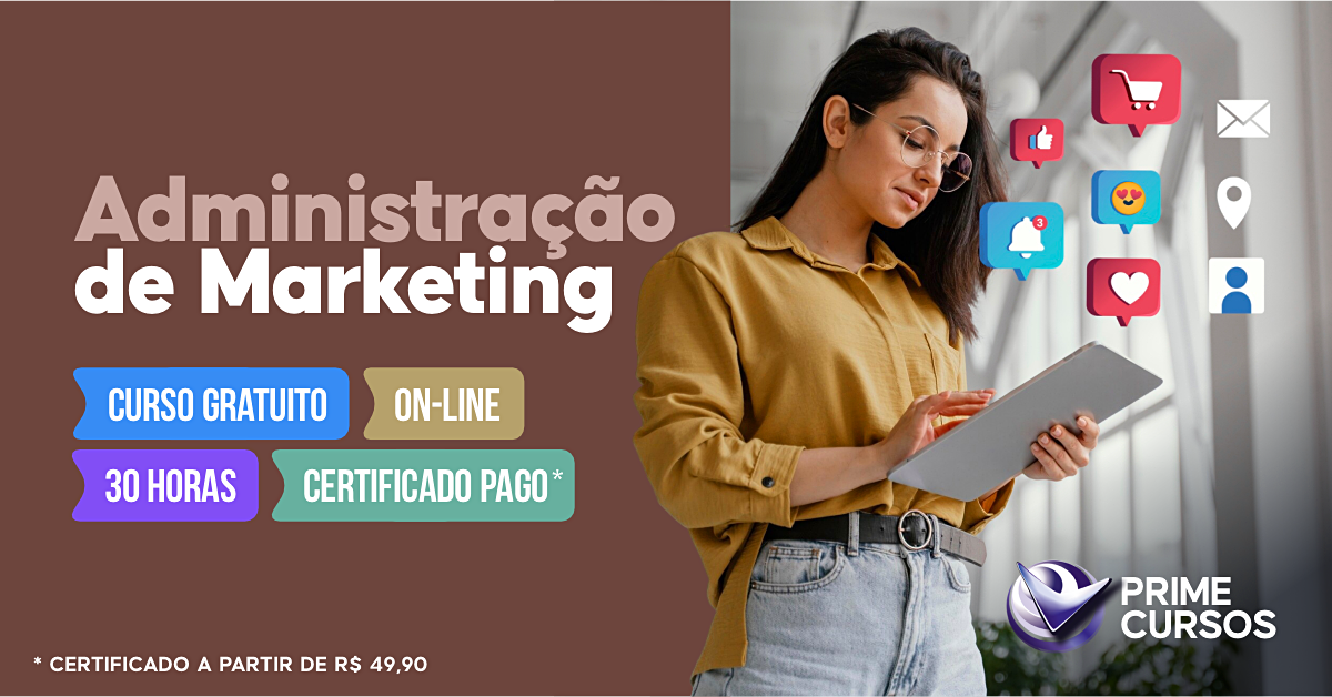 Curso de Administra&ccedil;&atilde;o de Marketing