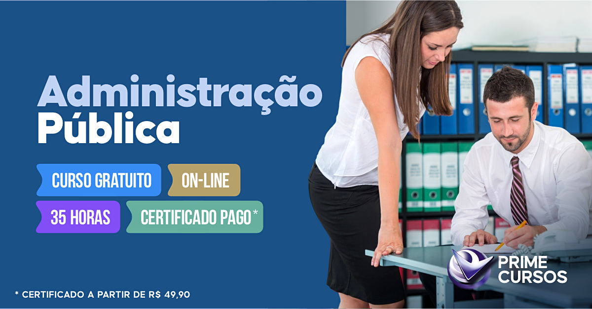Curso de Administra&ccedil;&atilde;o P&uacute;blica 