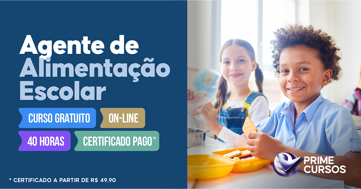 Curso de Agente de Alimenta&ccedil;&atilde;o Escolar