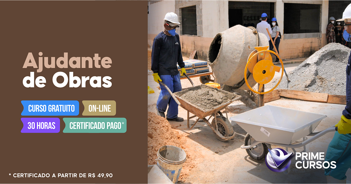 Curso de Ajudante de Obras