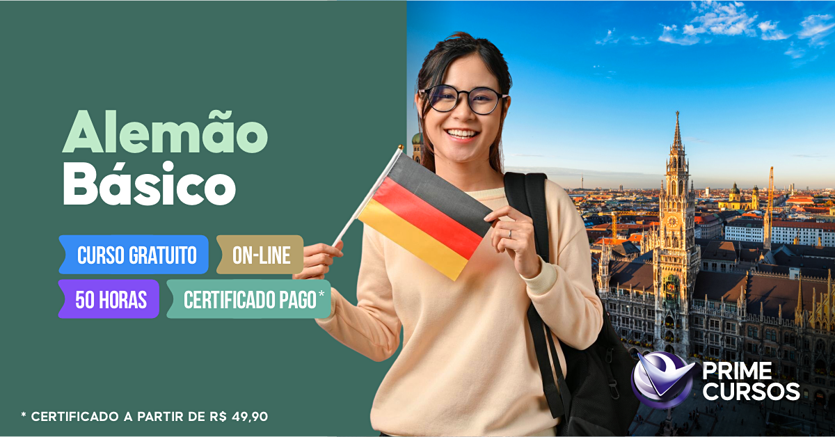 Curso de Alem&atilde;o B&aacute;sico 