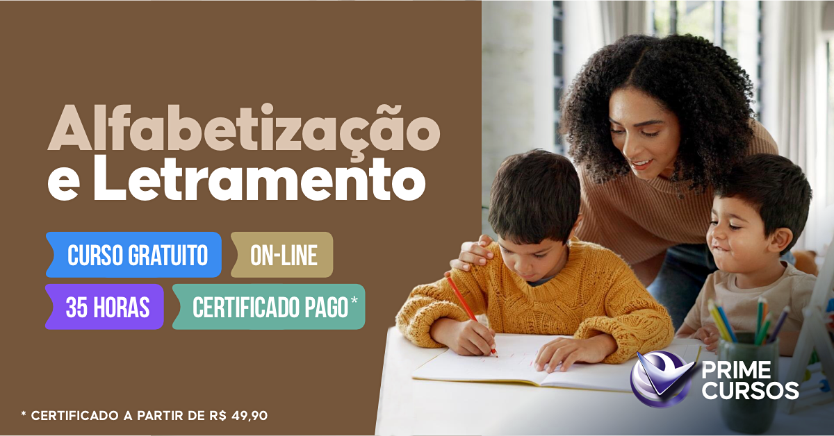 Curso de Alfabetiza&ccedil;&atilde;o e Letramento