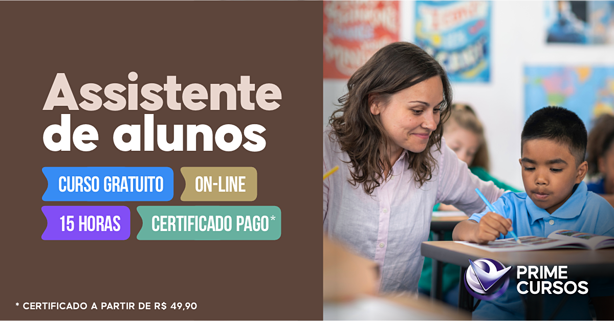 Curso de Assistente de Alunos