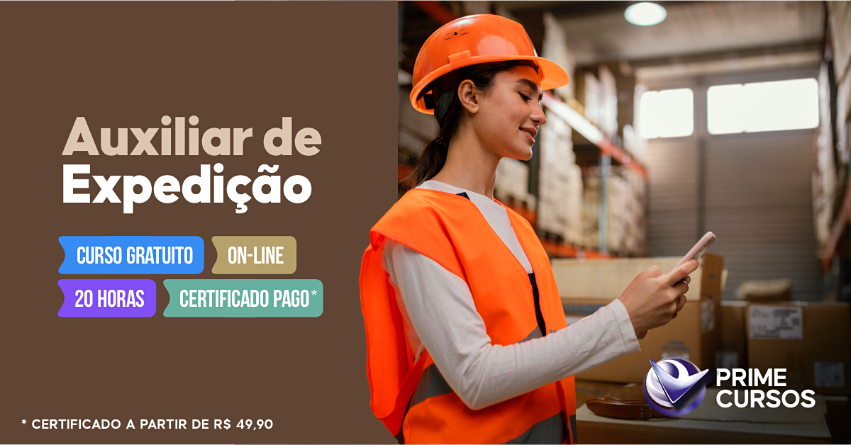 Curso de Auxiliar de Expedi&ccedil;&atilde;o
