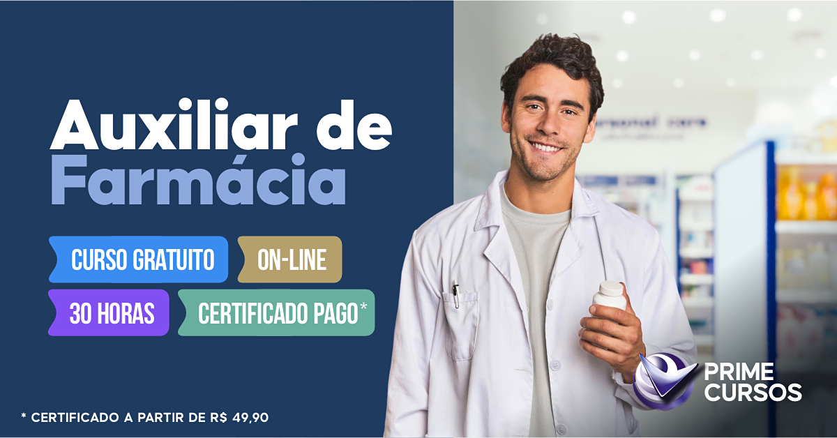 Curso de Auxiliar de Farm&aacute;cia
