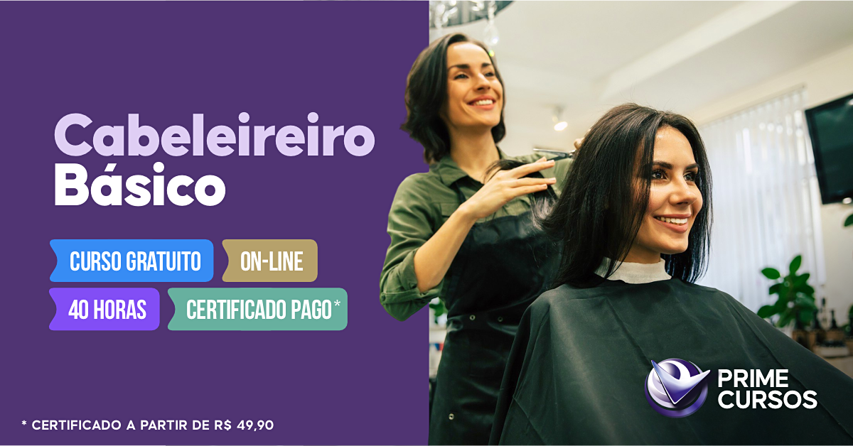 Curso de Cabeleireiro B&aacute;sico