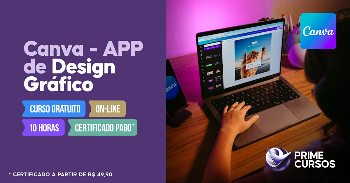 Curso de Canva - App de Design Gr&aacute;fico