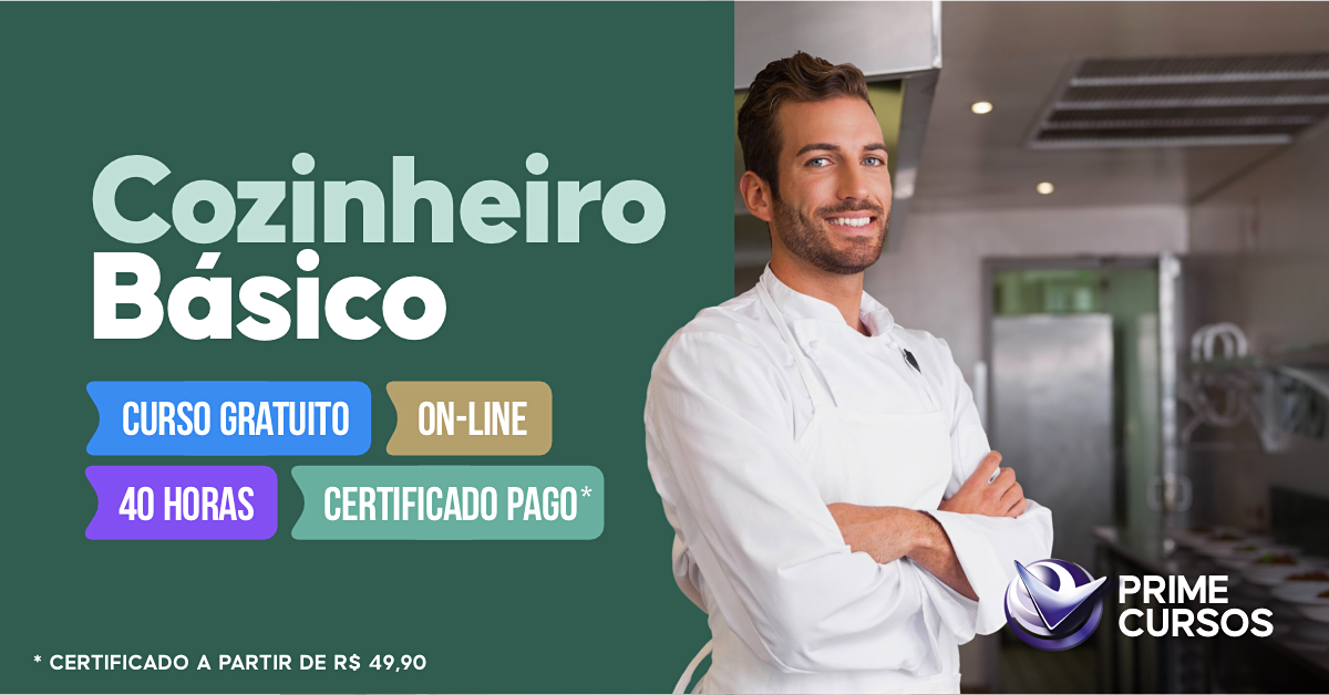 Curso de Cozinheiro B&aacute;sico