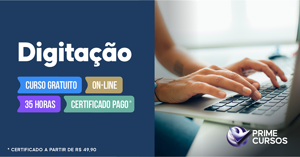 Curso de Digita&ccedil;&atilde;o