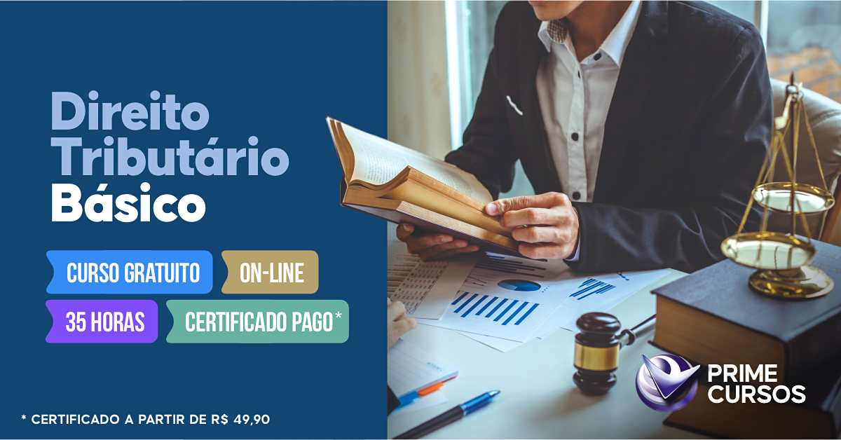 Curso grátis de Direito Tributário Básico Curso de Direito Tributário Básico