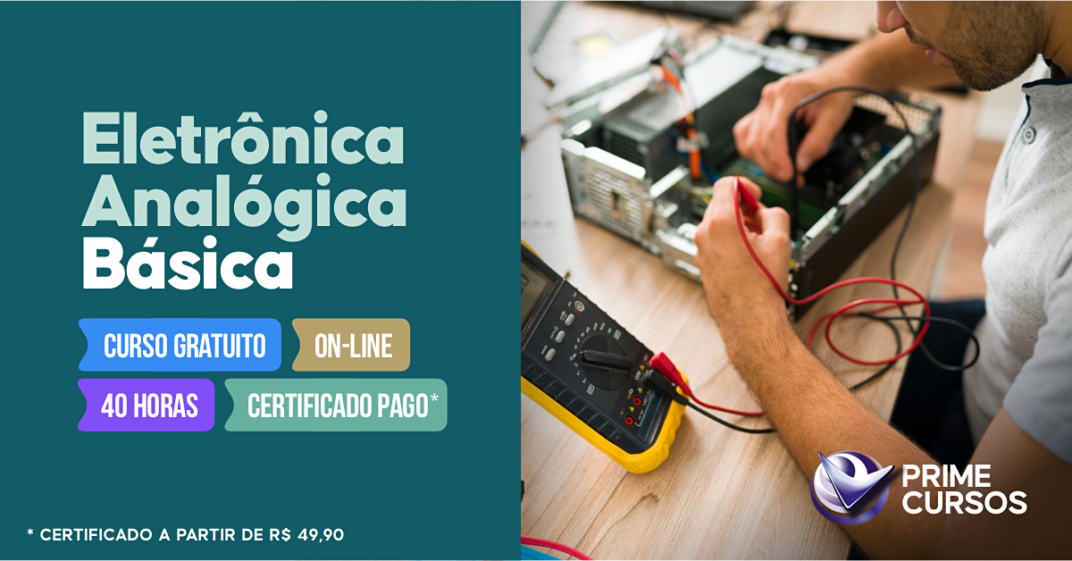 Curso de Eletr&ocirc;nica Anal&oacute;gica B&aacute;sica