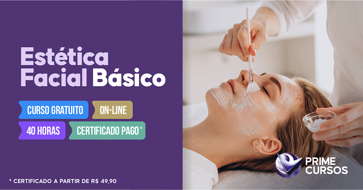 Curso de Est&eacute;tica Facial B&aacute;sico