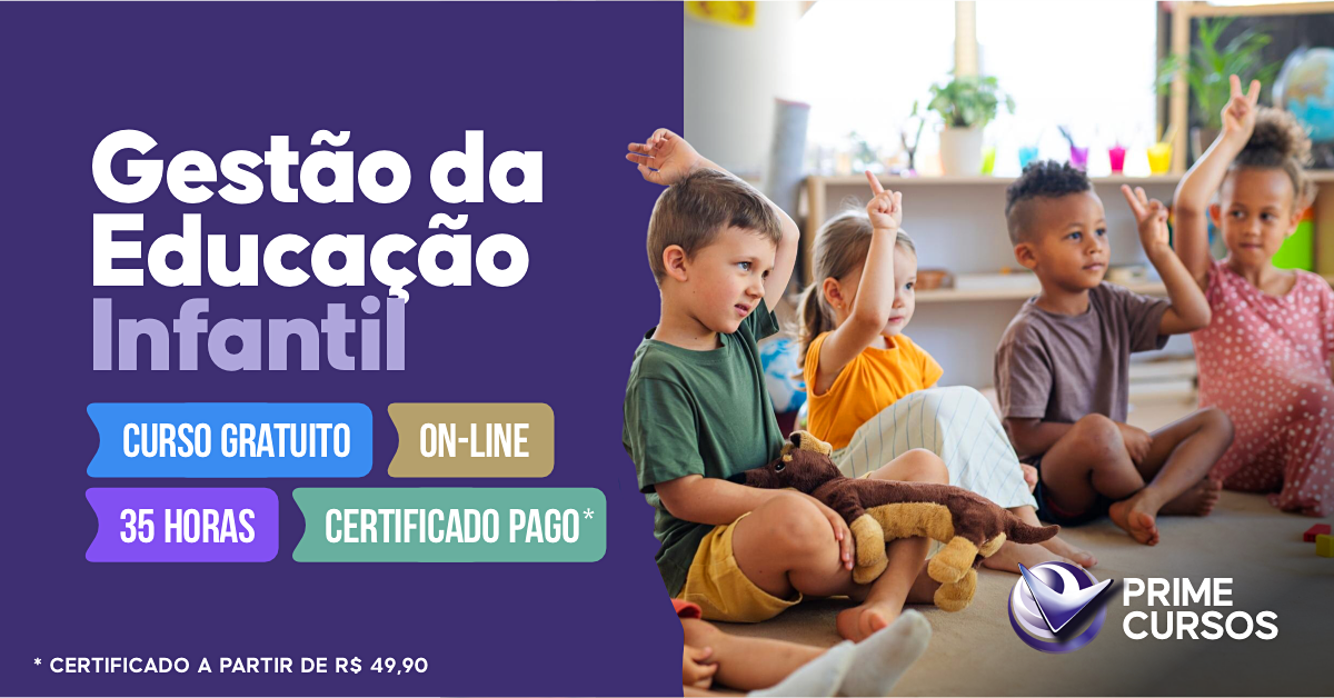 Curso de Gest&atilde;o da Educa&ccedil;&atilde;o Infantil