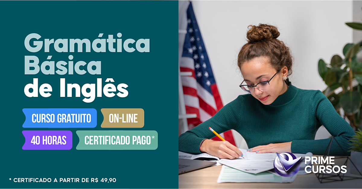 Curso de Gram&aacute;tica B&aacute;sica de Ingl&ecirc;s 