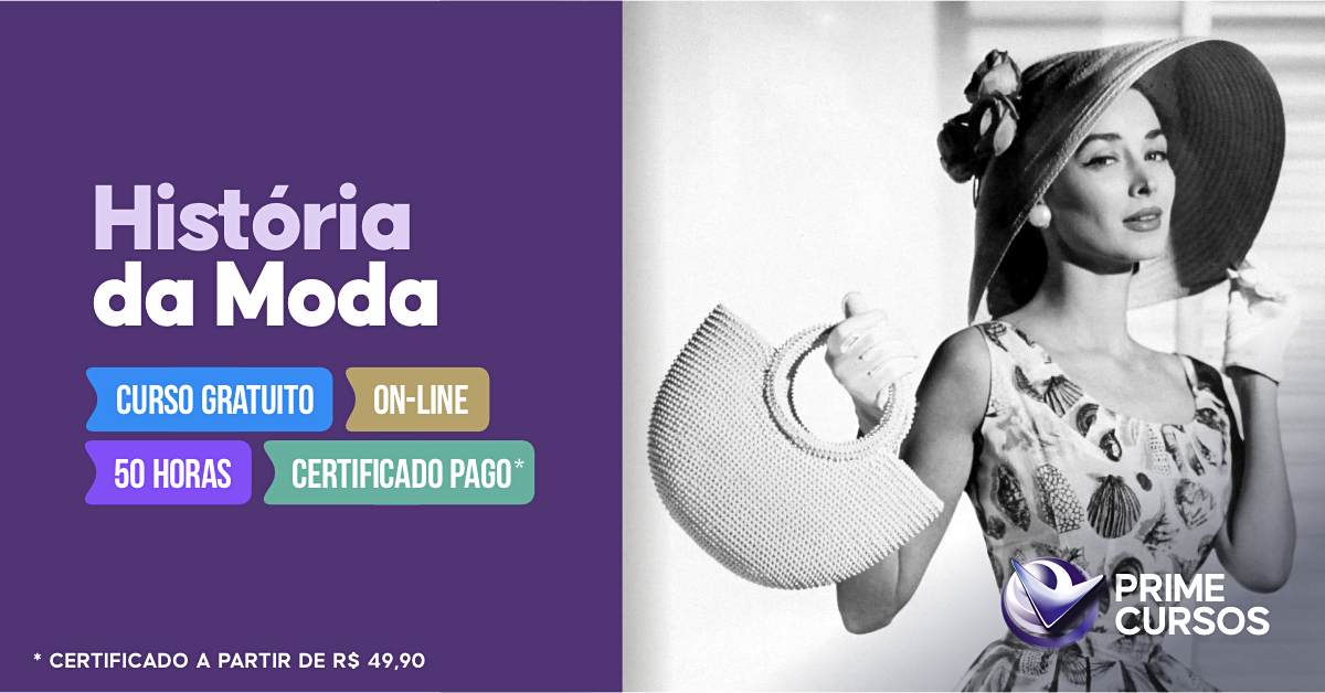 Curso de Hist&oacute;ria da Moda