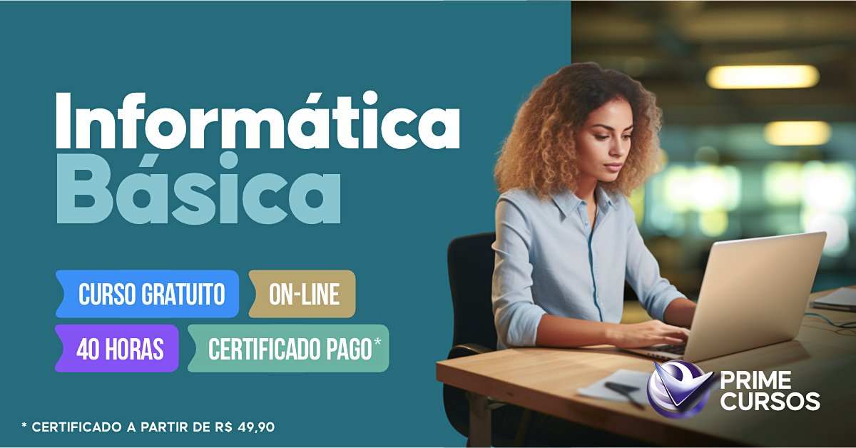 Curso Gr&aacute;tis de Inform&aacute;tica B&aacute;sica