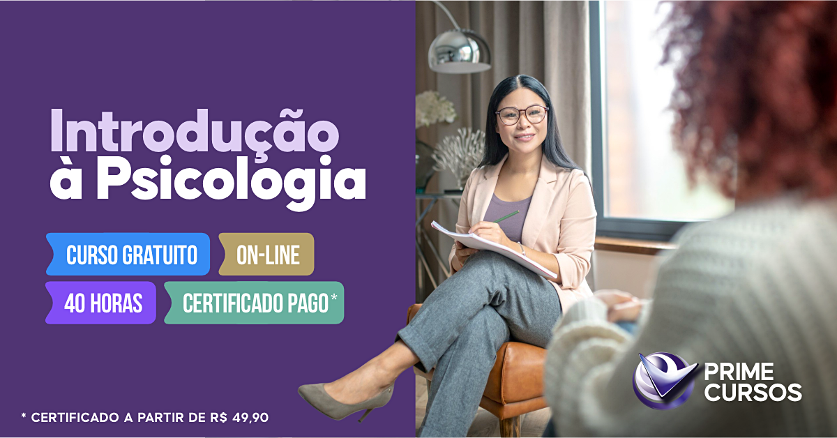 Curso de Introdu&ccedil;&atilde;o &agrave; Psicologia