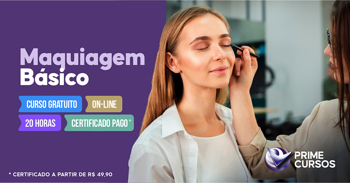 Curso de Maquiagem B&aacute;sica