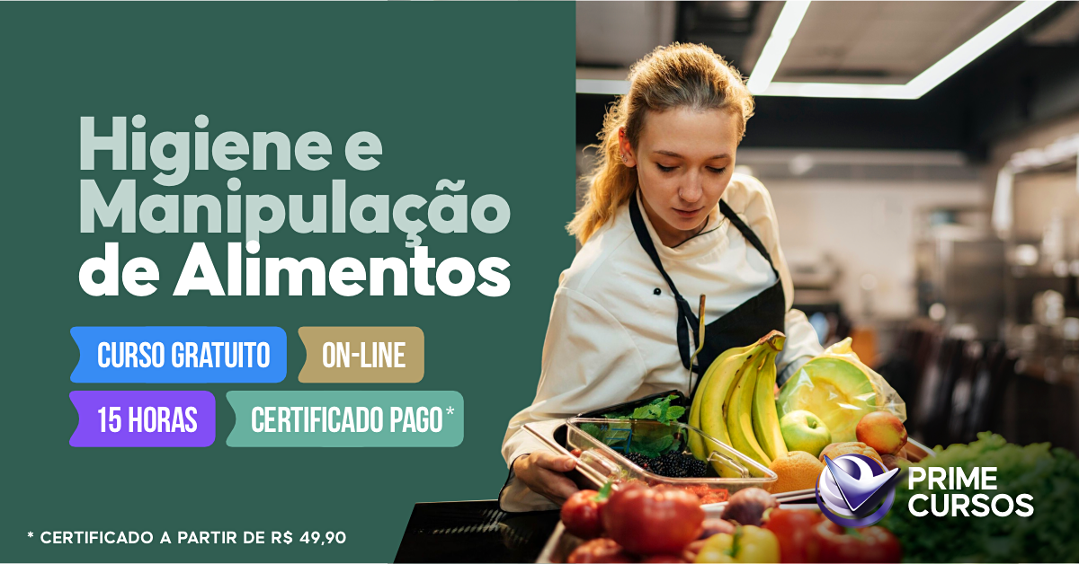 Curso de Higiene e Manipula&ccedil;&atilde;o de Alimentos