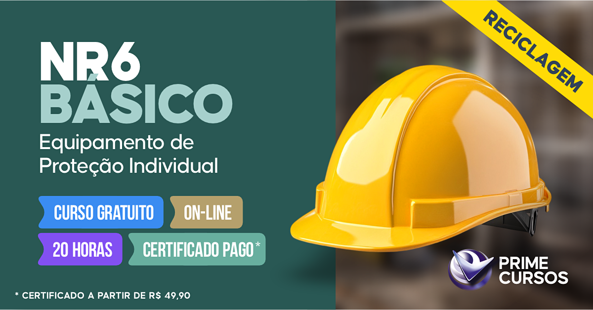 Curso da norma NR 6 B&aacute;sico - Equipamento de Prote&ccedil;&atilde;o Individual (EPI) - 2015