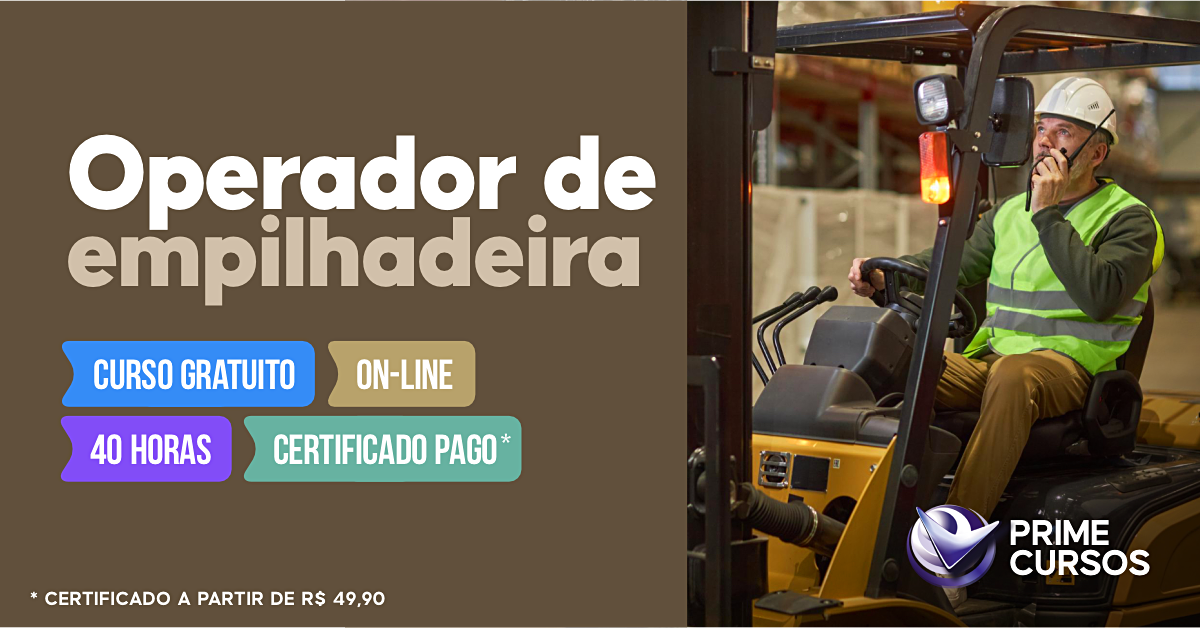Curso de Operador de Empilhadeira