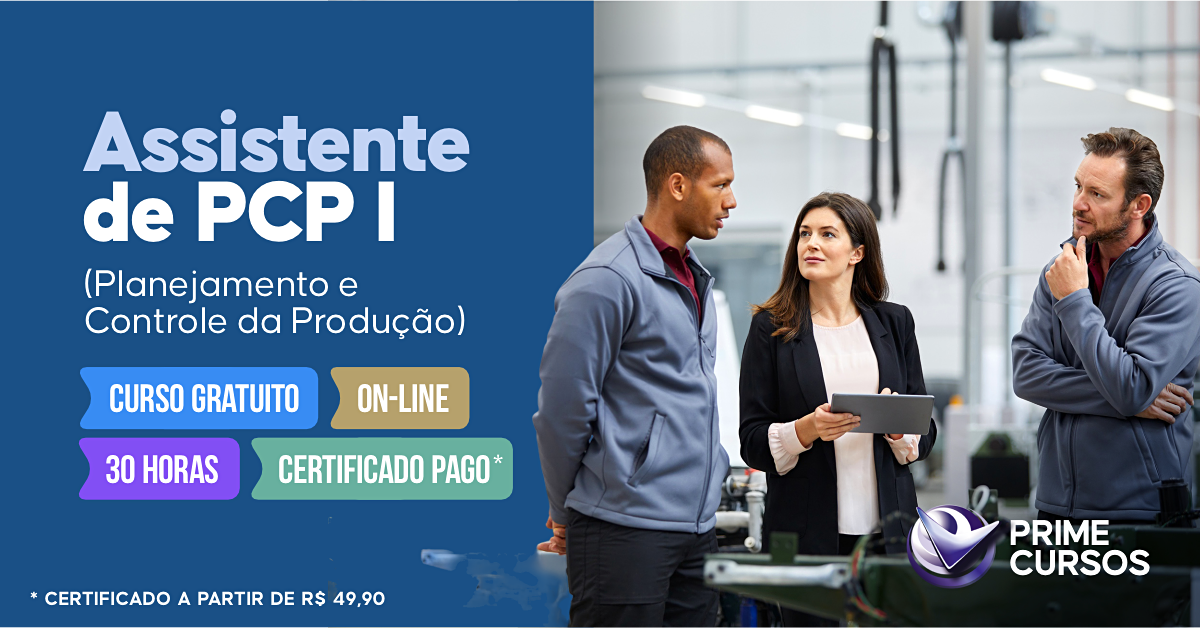 Curso de Assistente de PCP I