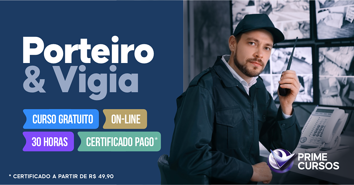 Curso de Porteiro e Vigia