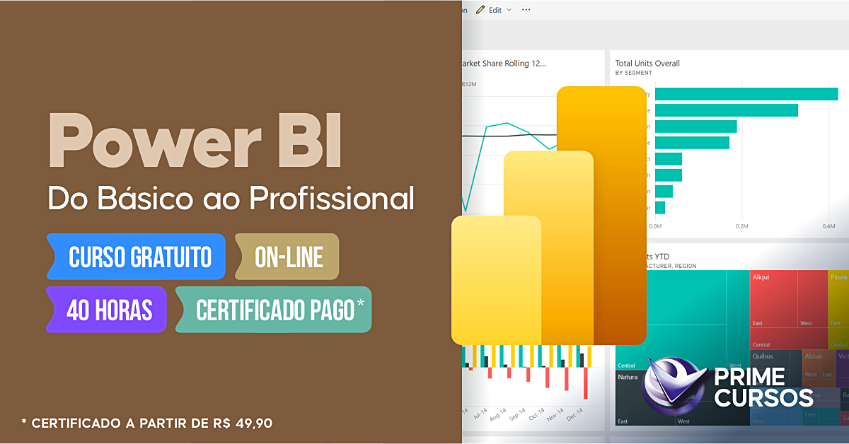 Curso de Power BI - do B&aacute;sico ao Profissional