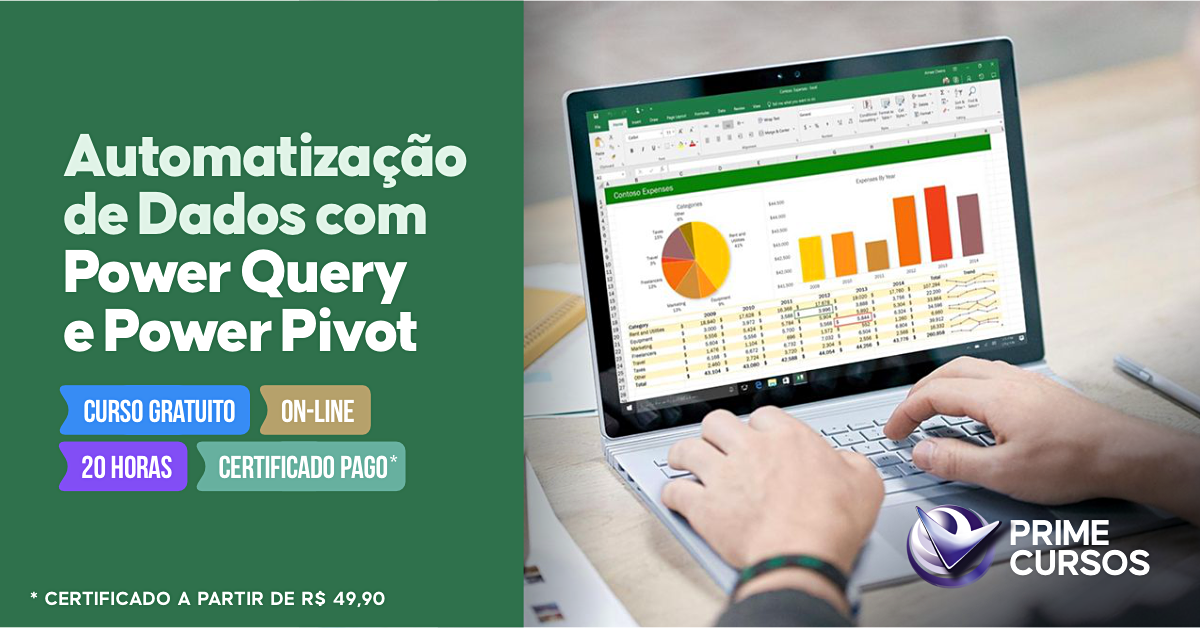 Curso de Automatiza&ccedil;&atilde;o de Dados com Power Query e Power Pivot