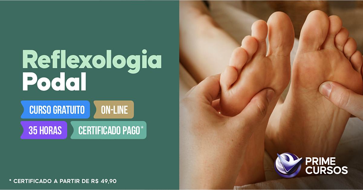 Curso Grátis de Reflexologia Podal Curso de Reflexologia Podal