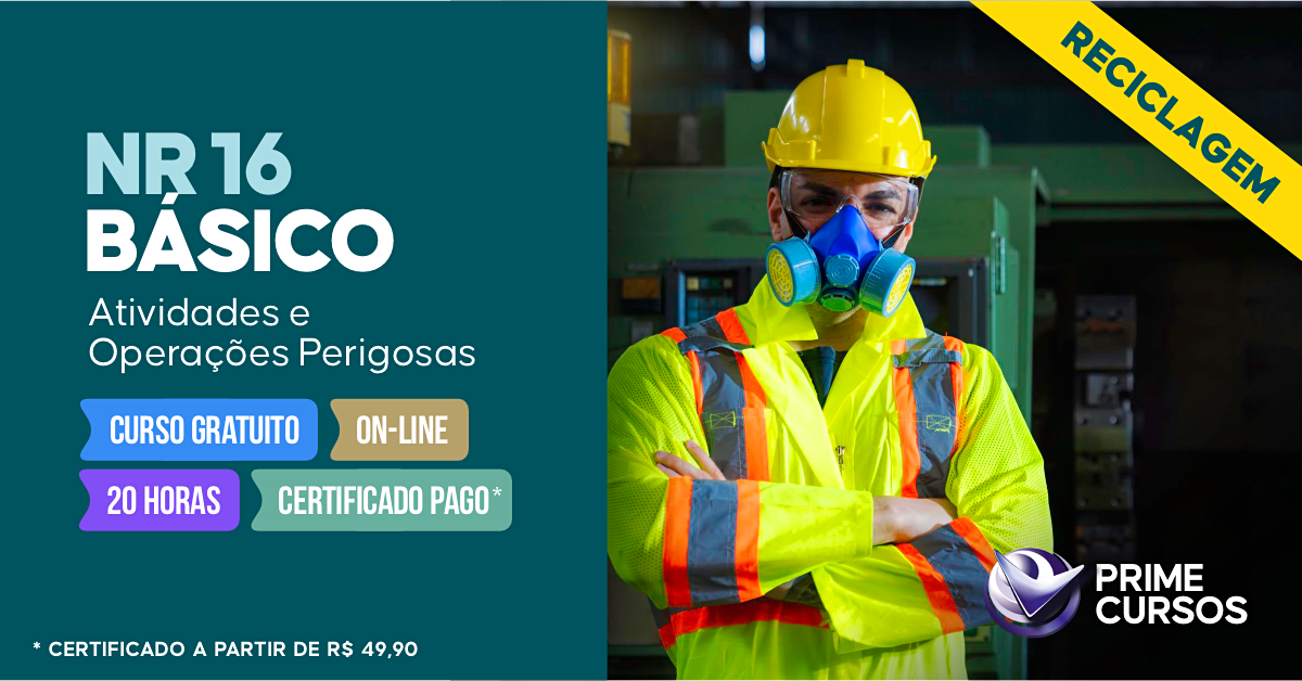 Curso da norma NR 16 B&aacute;sico - Atividades e Opera&ccedil;&otilde;es Perigosas (2015)