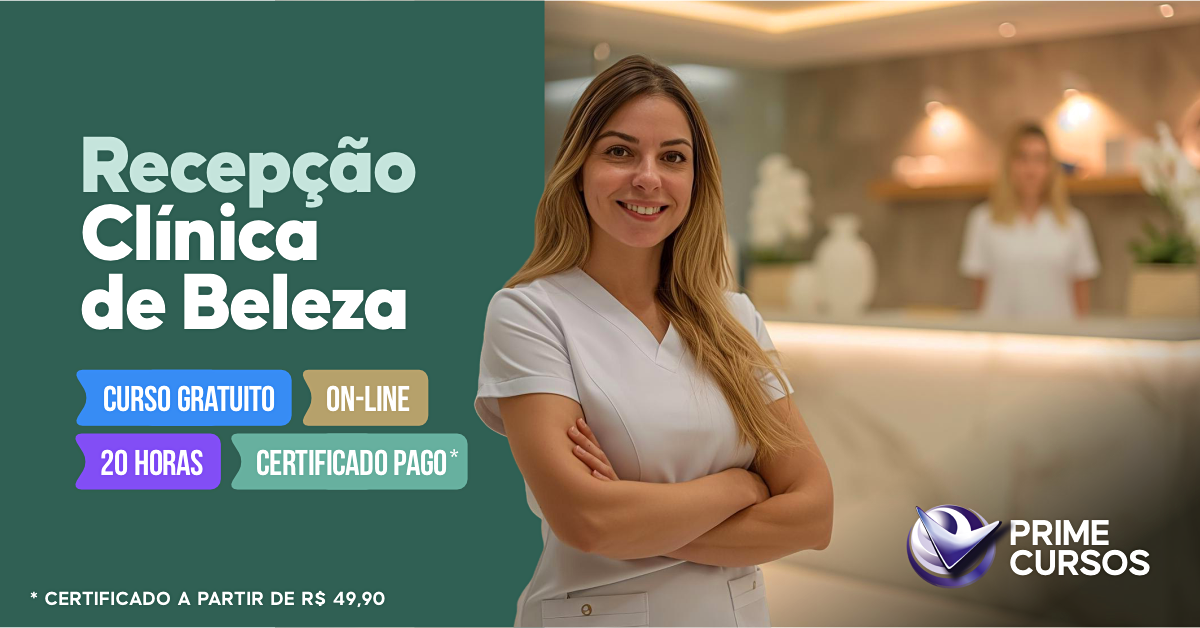 Curso de Recep&ccedil;&atilde;o Cl&iacute;nica de Beleza