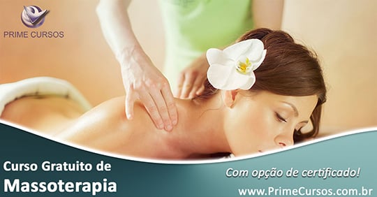 Curso gr&aacute;tis de Massoterapia B&aacute;sico