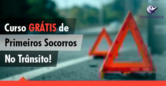 Curso de Primeiros Socorros no Tr&acirc;nsito Gr&aacute;tis